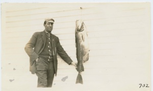 Image of Sid Jones with large fish